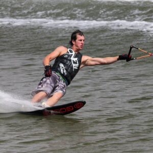 slalom waterskiing lesson. Watersports Warehouse, Cape Town