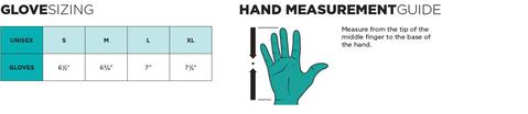 sizing chart for ride engine gloves