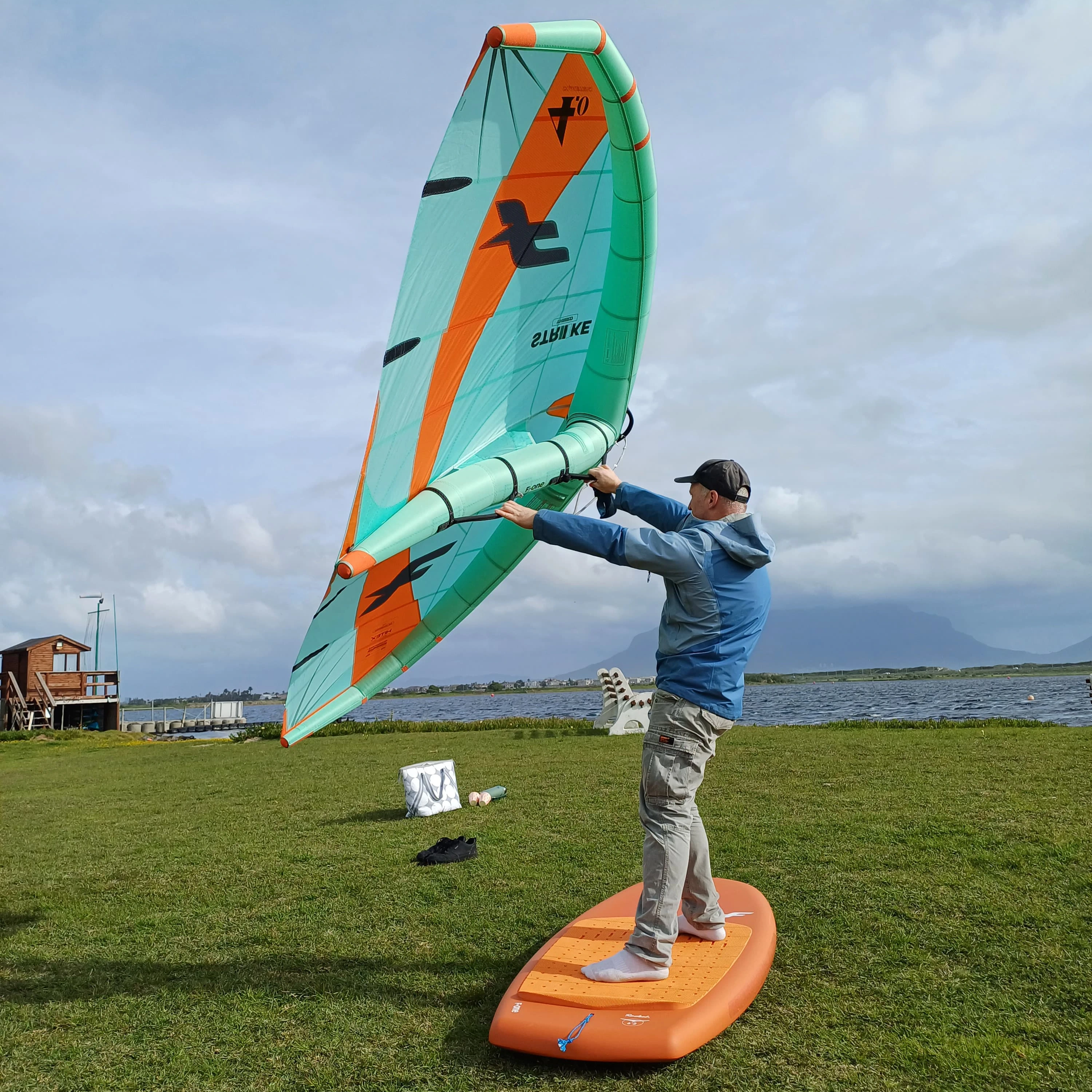 Wing surfing lessons. Watersports Warehouse, Cape Town