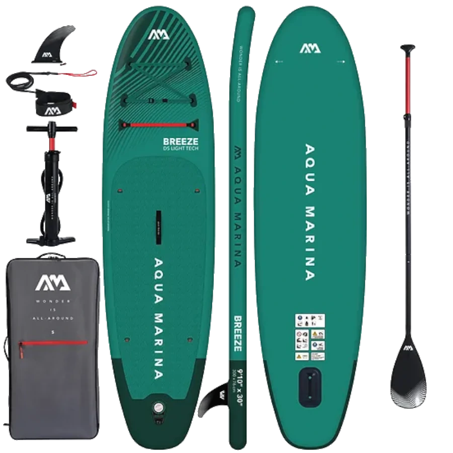 Aqua Marine Breeze 9'10" Inflatable SUP Set for sale. Watersports Warehouse, Cape Town