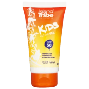 Island Tribe Kids SPF 50 Clear Gel for sale, Watersports Warehouse, Cape Town