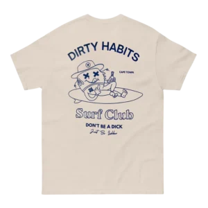 Dirty Habits Surf Club T-Shirt for sale. Watersports Warehouse, Cape Town